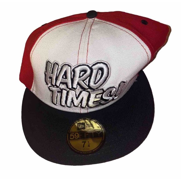 LA Los Angeles Dissizit! DMC DZT Hard Times! New Era Hat‎ Fitted Size 7 1/4 - Picture 1 of 11